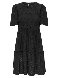 JDYCARLA CATHINKA S/S DRESS JRS NOOS black