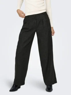 JDYCHARLY HW WIDE PANT PNT NOOS black