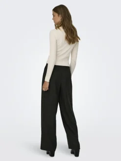 JDYCHARLY HW WIDE PANT PNT NOOS black