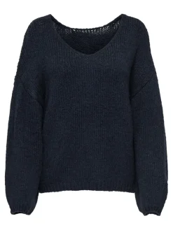 JDYDINEA L/S REVERSIBLE PULLOV. KNT NOOS total eclipse
