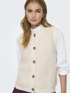 JDYEIRA LIFE S/L ON BUTTON VEST KNT NOOS birch