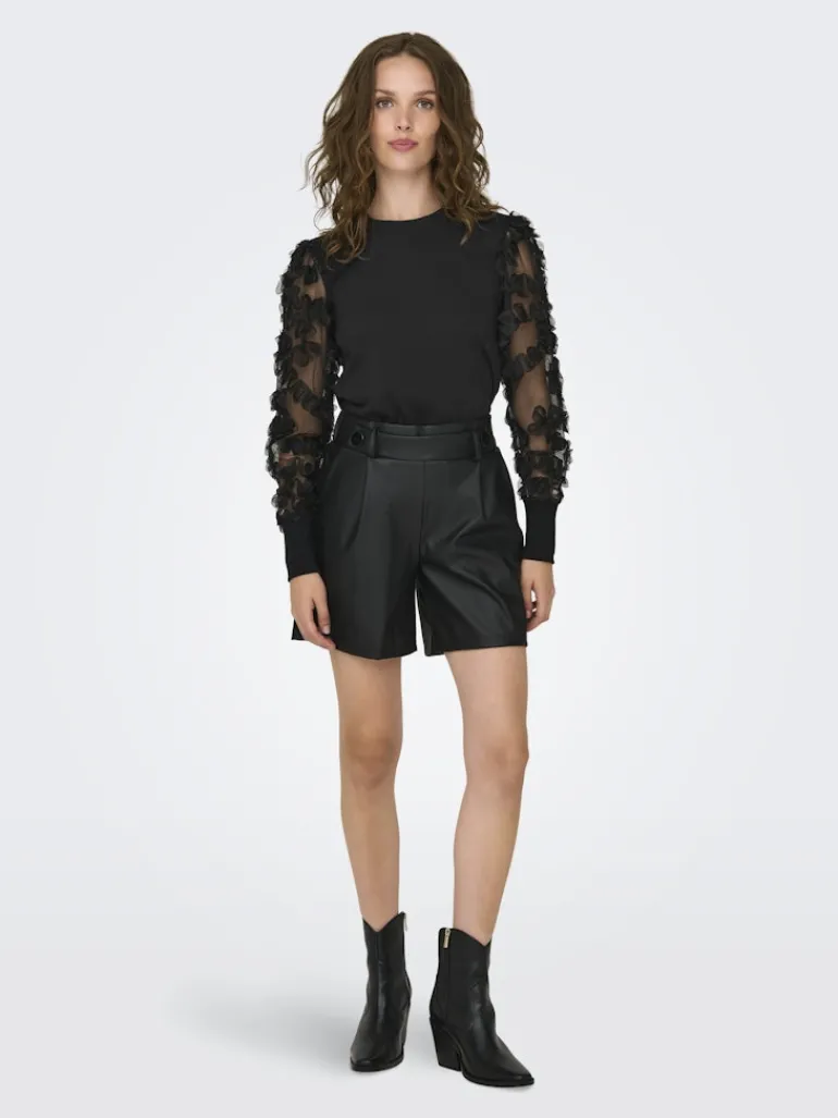 JDYFAIRVIEW LIFE L/S SWEAT JRS NOOS black