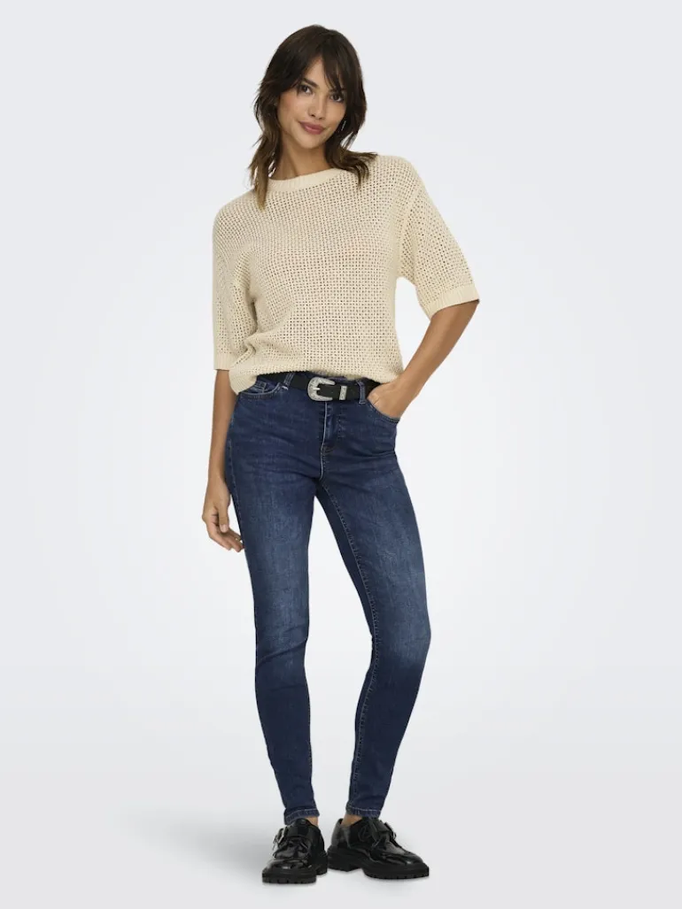 JDYFINA MW SKINNY ANK JNS DB NOOS DNM dark blue denim