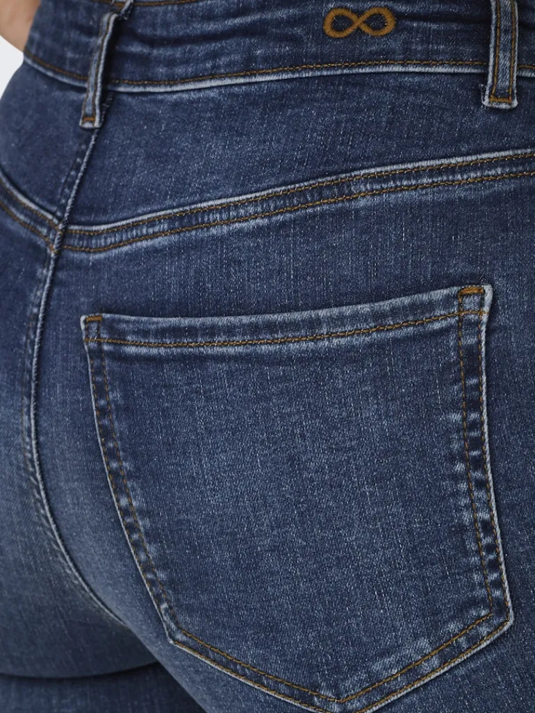 JDYFINA MW SKINNY ANK JNS DB NOOS DNM dark blue denim