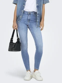 JDYFINA MW SKINNY ANK JNS MB NOOS DNM medium blue denim