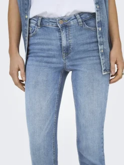 JDYFINA MW SKINNY ANK JNS MB NOOS DNM medium blue denim