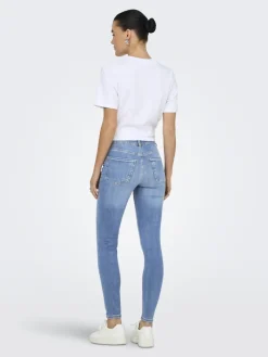 JDYFINA MW SKINNY ANK JNS MB NOOS DNM medium blue denim