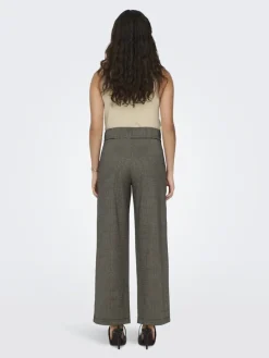 JDYGEGGO MIA LONG CHECK PANT JRS NOOS cobblestone1