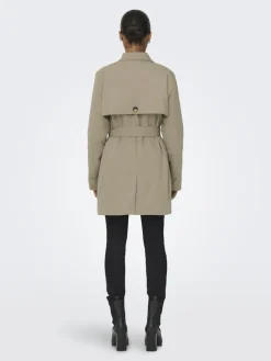 JDYISADORA LIFE TRENCHCOAT OTW HAB NOOS weathered teak
