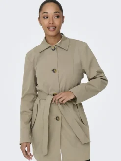 JDYISADORA LIFE TRENCHCOAT OTW HAB NOOS weathered teak
