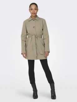 JDYISADORA LIFE TRENCHCOAT OTW HAB NOOS weathered teak