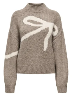 JDYKILIAN L/S HN JACQUARD PULLOVER KNT fossil