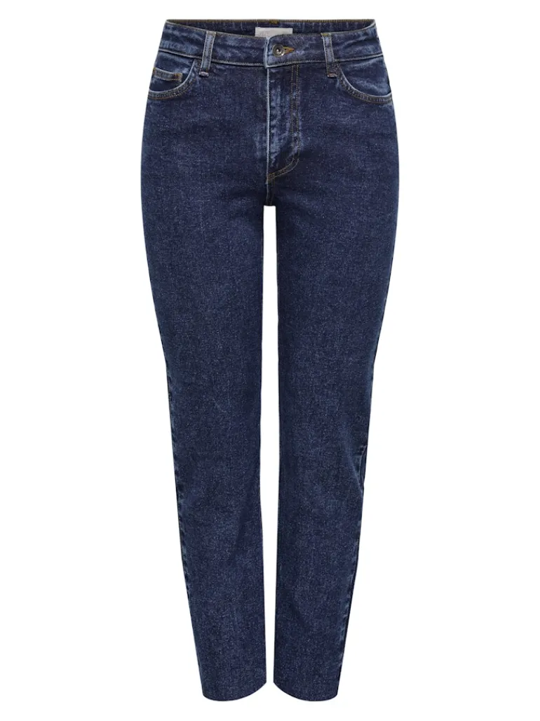 JDYLULLU HWSTRAIGHT ANK JEANS DB NOOS dark blue denim