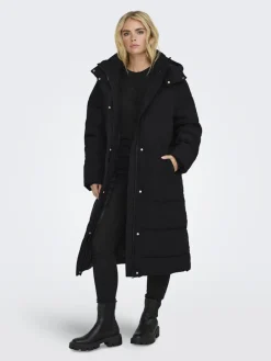 JDYMAJA LONG PADDED JACKET OTW YFM NOOS black