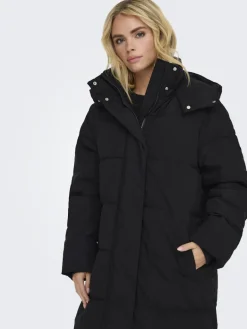 JDYMAJA LONG PADDED JACKET OTW YFM NOOS black