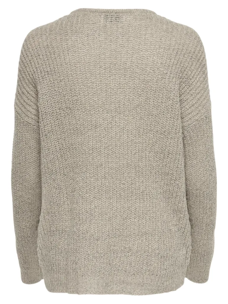 JDYNEW MEGAN L/S PULLOVER KNT NOOS cement