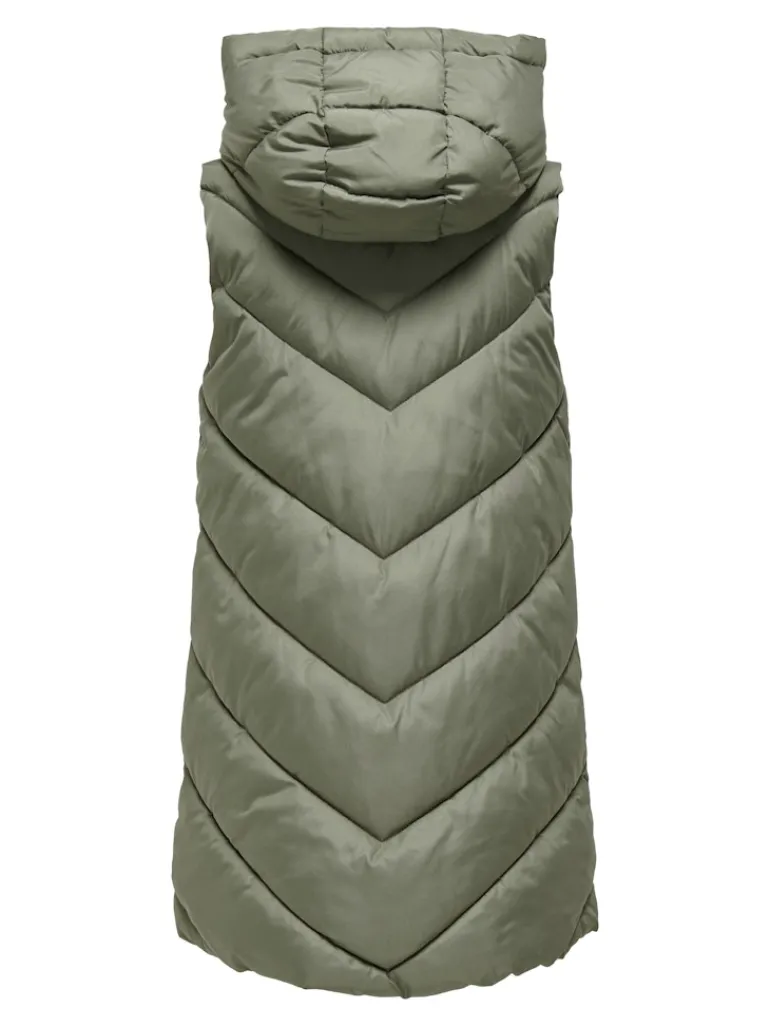 JDYSKYLAR LIFE HOOD WAISTCOAT OTW NOOS vetiver