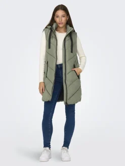 JDYSKYLAR LIFE HOOD WAISTCOAT OTW NOOS vetiver