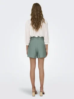 JDYSOLDE HW SHORTS PNT chinois green