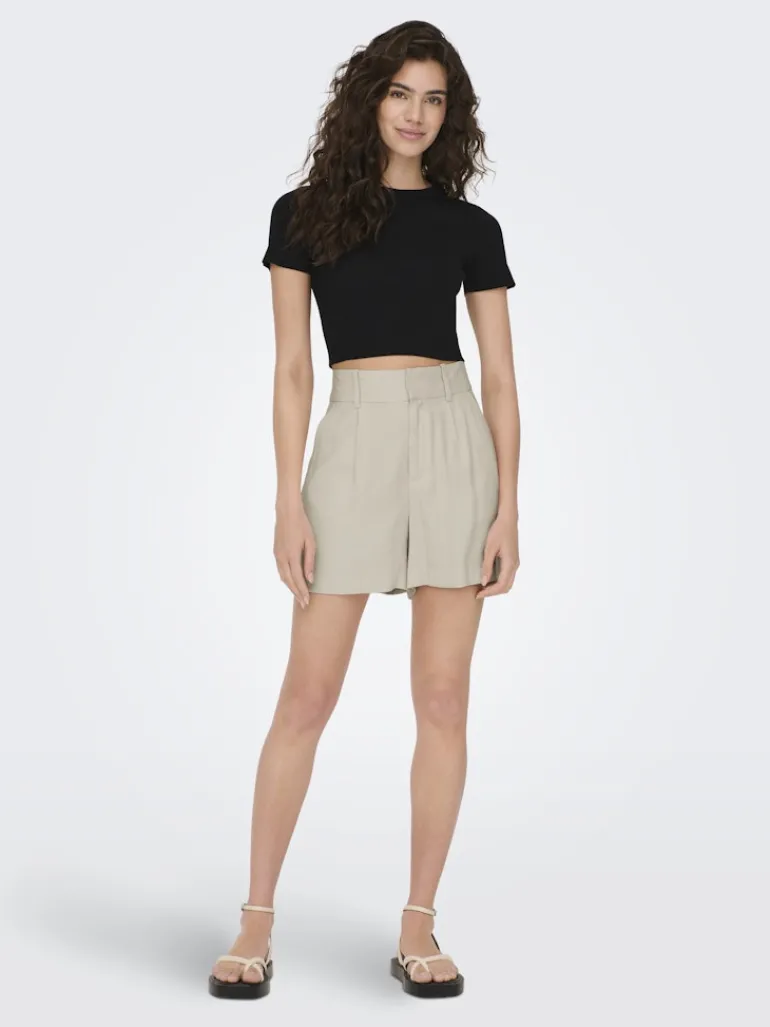 JDYSOLDE HW SHORTS PNT sandshell