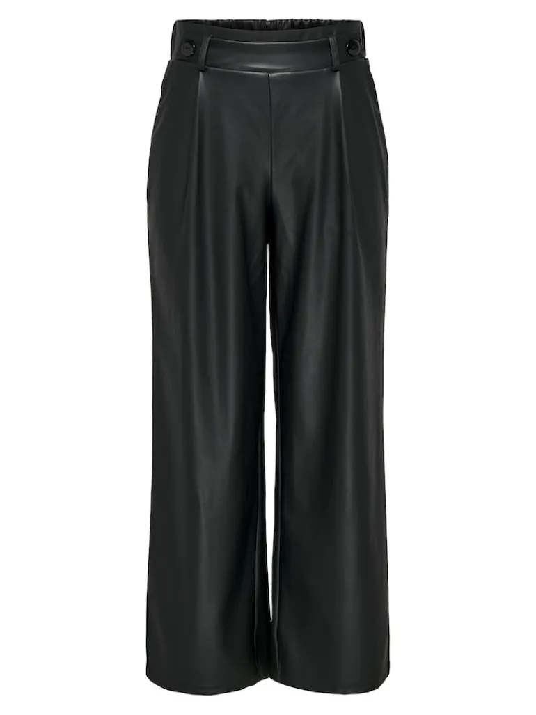 JDYSOYA GEGGO PU PANT JRS NOOS black