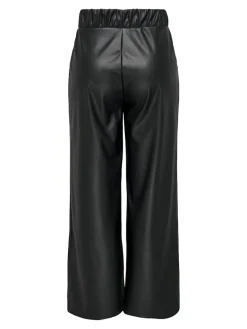 JDYSOYA GEGGO PU PANT JRS NOOS black