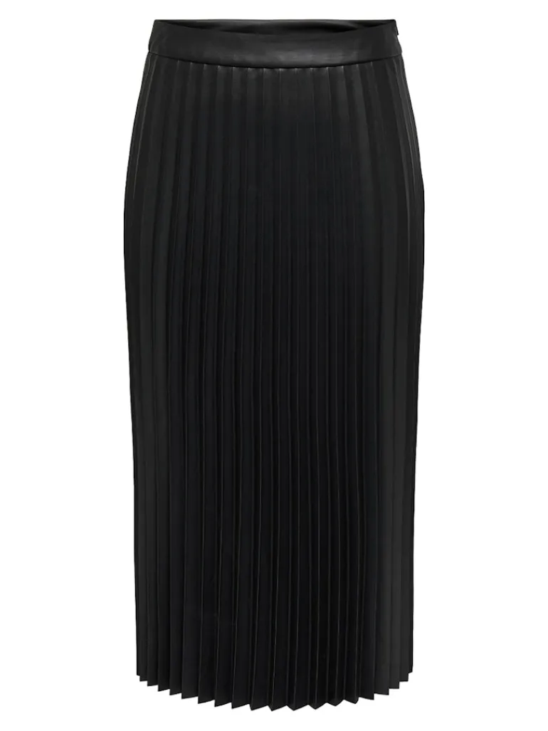JDYSOYA PLEAT MIDI SKIRT JRS black