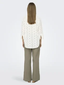 JDYTALLIE 3/4 LONG SHIRT WVN NOOS cloud dancer