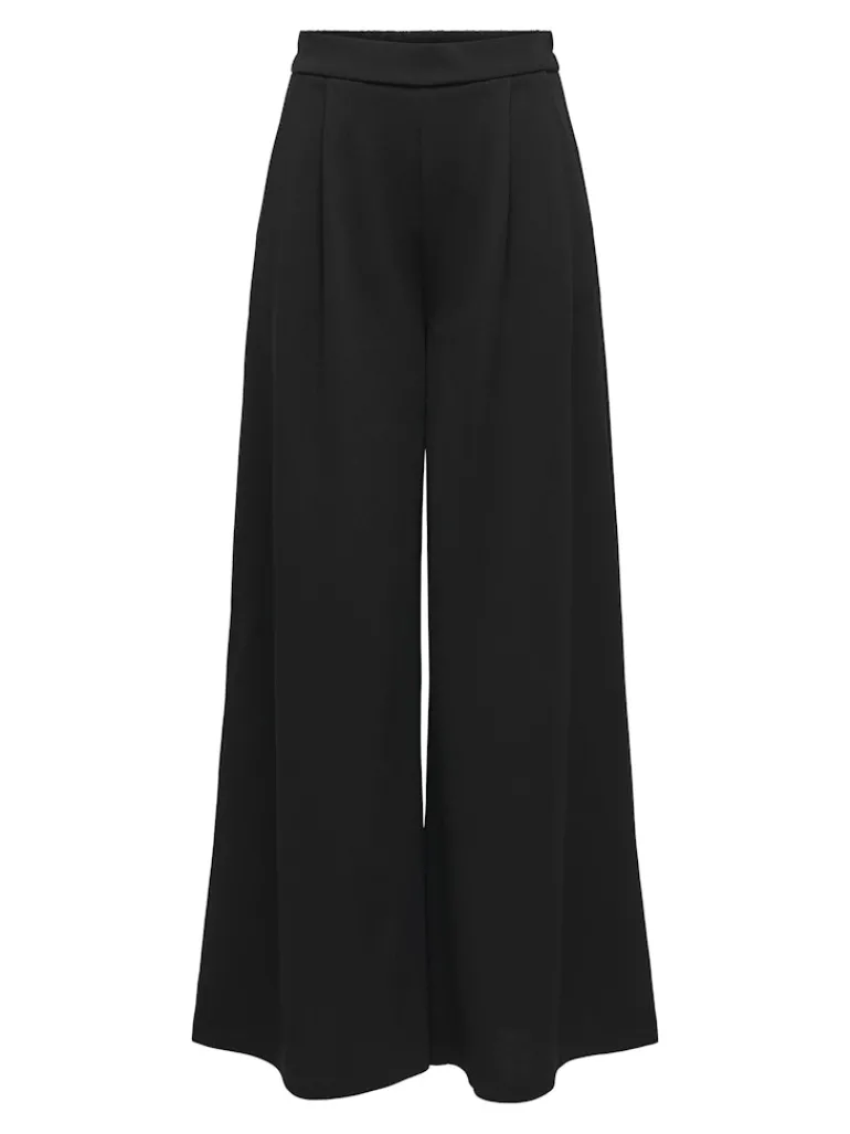 JDYTANJA LIFE EXTRA WIDE FLOWY PANT JRS black
