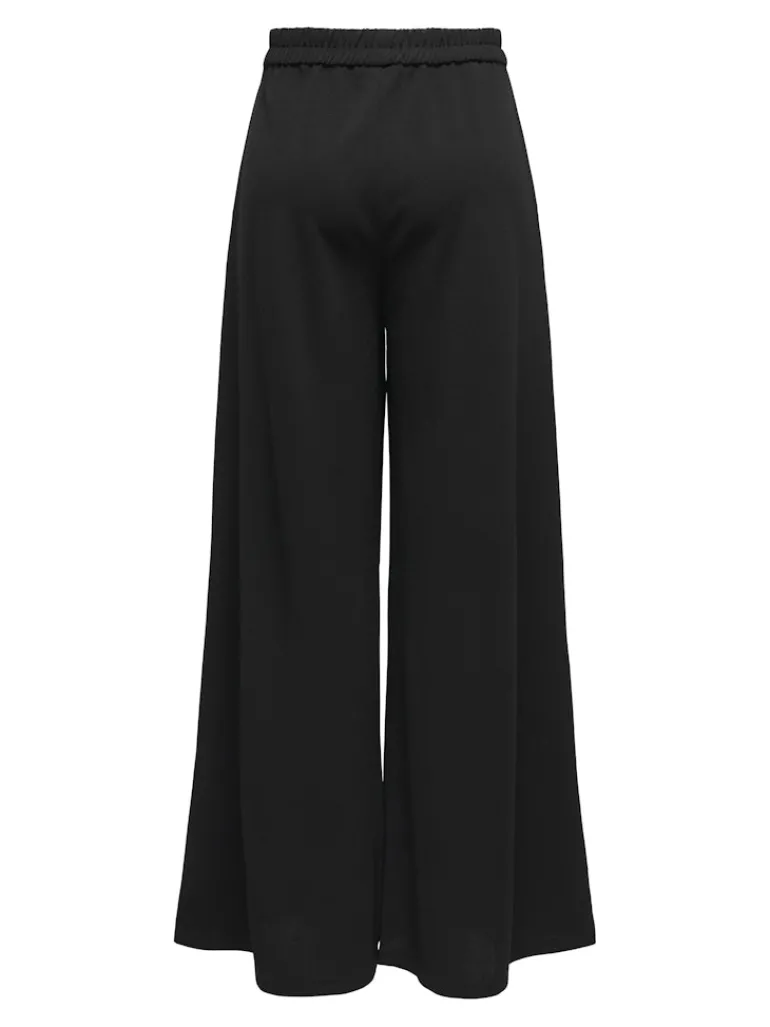 JDYTANJA LIFE EXTRA WIDE FLOWY PANT JRS black
