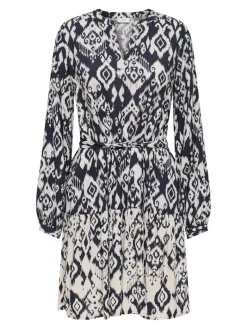 JDYTIGER LIFE L/S DRESS WVN phantom