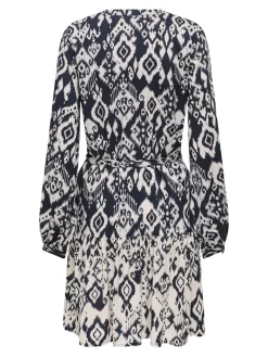 JDYTIGER LIFE L/S DRESS WVN phantom