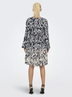 JDYTIGER LIFE L/S DRESS WVN phantom