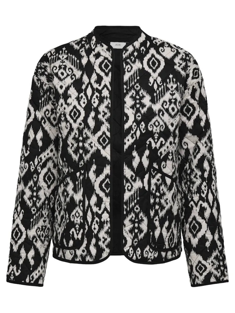 JDYTIGER L/S BOMBER WVN black