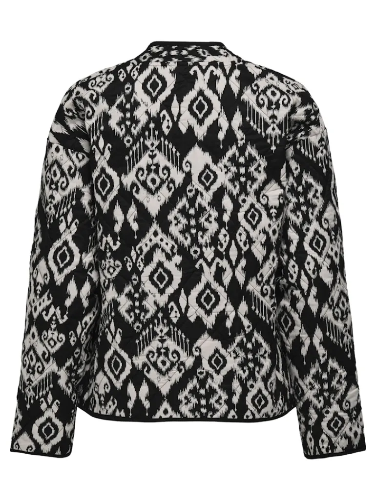 JDYTIGER L/S BOMBER WVN black