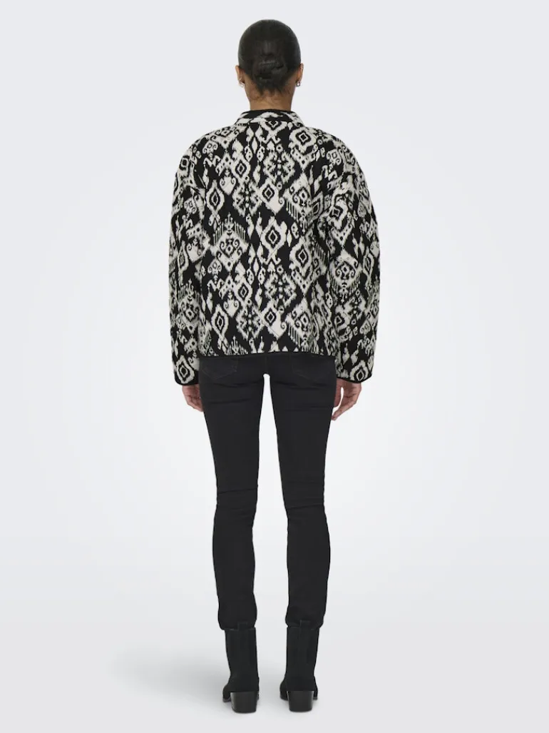JDYTIGER L/S BOMBER WVN black