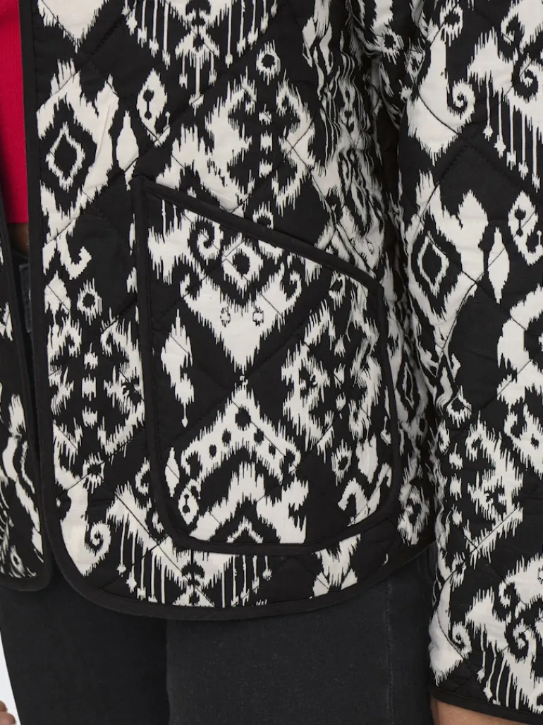 JDYTIGER L/S BOMBER WVN black