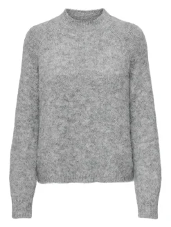 JDYZOEY LIFE L/S HN RAGLAN PUL KNT NOOS light grey melange