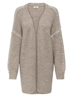 JDYZOEY LIFE L/S STITCH CARDIGAN KNT chateau gray