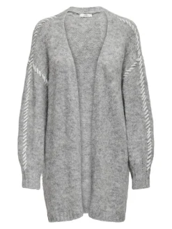 JDYZOEY LIFE L/S STITCH CARDIGAN KNT light grey melange
