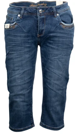 Jeansbermudas Honey 11010 blau