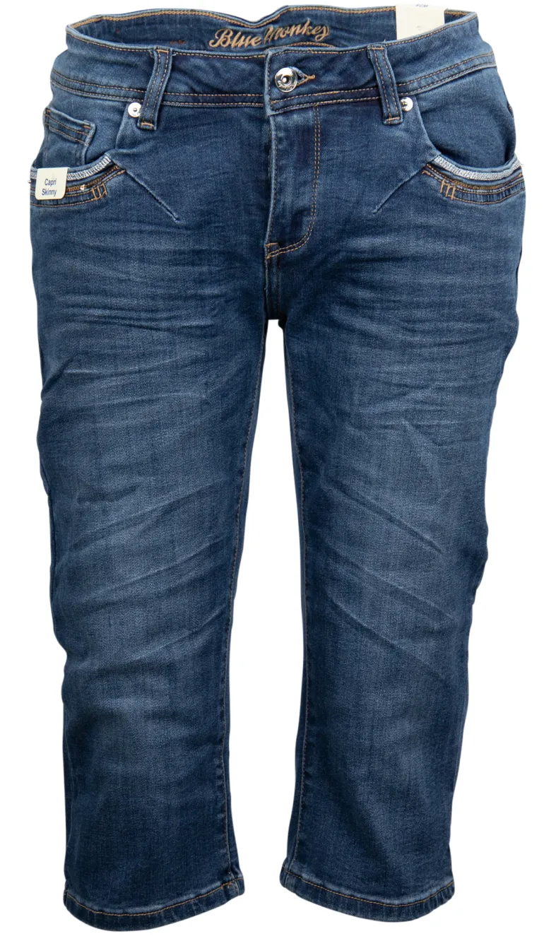 Jeansbermudas Honey 11010 blau