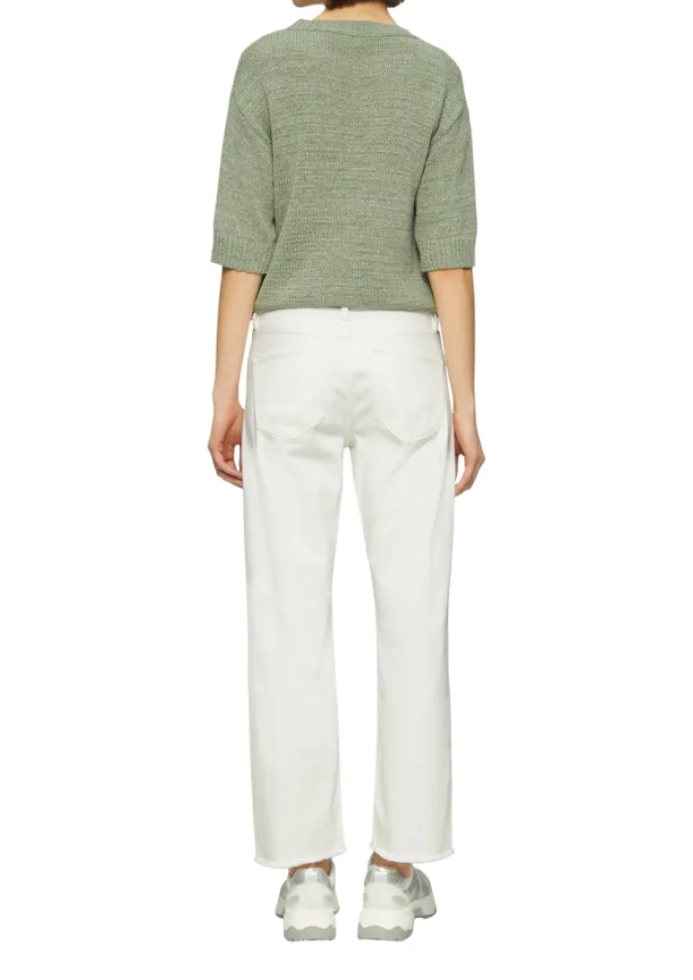 Jeans-Hose creme