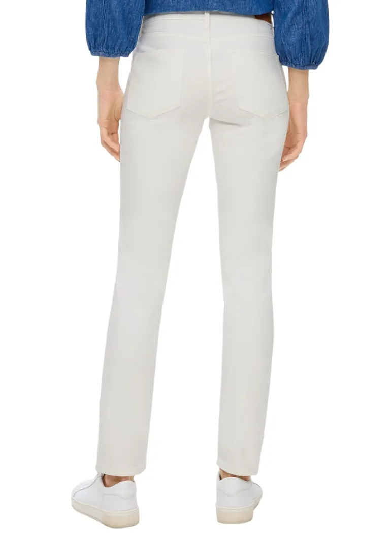Jeans-Hose creme