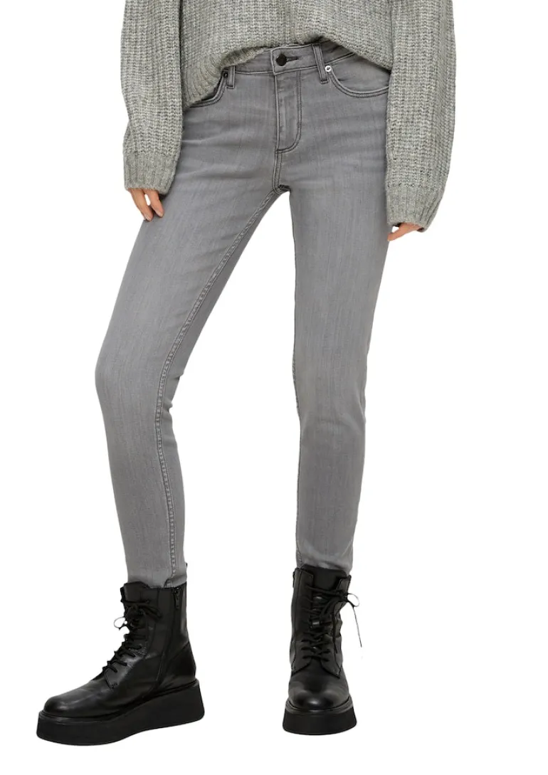 Jeans-Hose grau