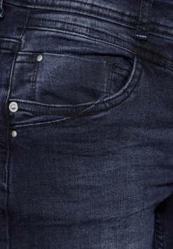Jeans im Casual Fit blue black used wash