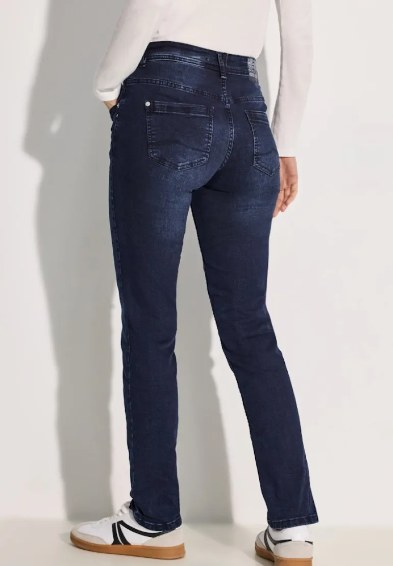 Jeans im Casual Fit blue black used wash