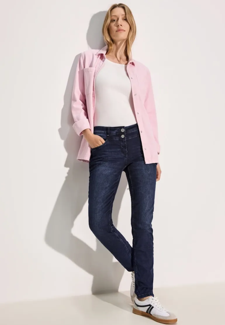 Jeans im Casual Fit blue black used wash