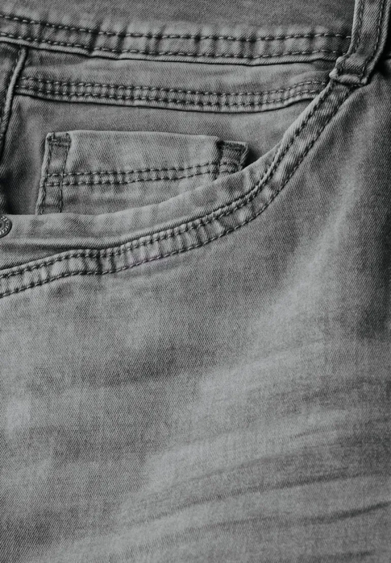 Jeans im Casual Fit mid grey random wash