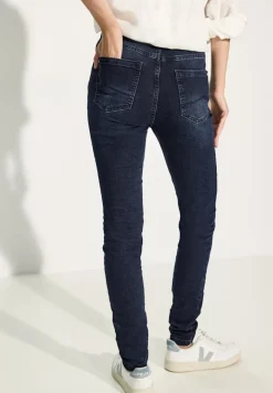 Jeans im Slim Fit blue black used wash